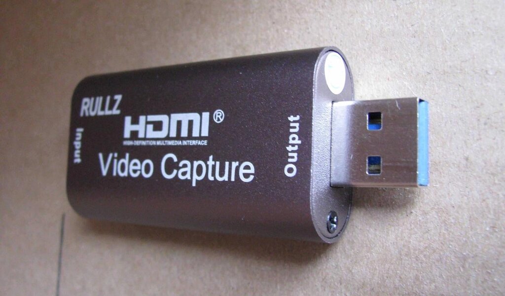 Конвертер адаптер Rullez 1080p 60Fps HDMI USB 3.0 від компанії Artiv - Інтернет-магазин - фото 1