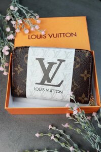 Гаманець Louis Vuitton Луї Віттон LUX в коробці коричневий колір 2023