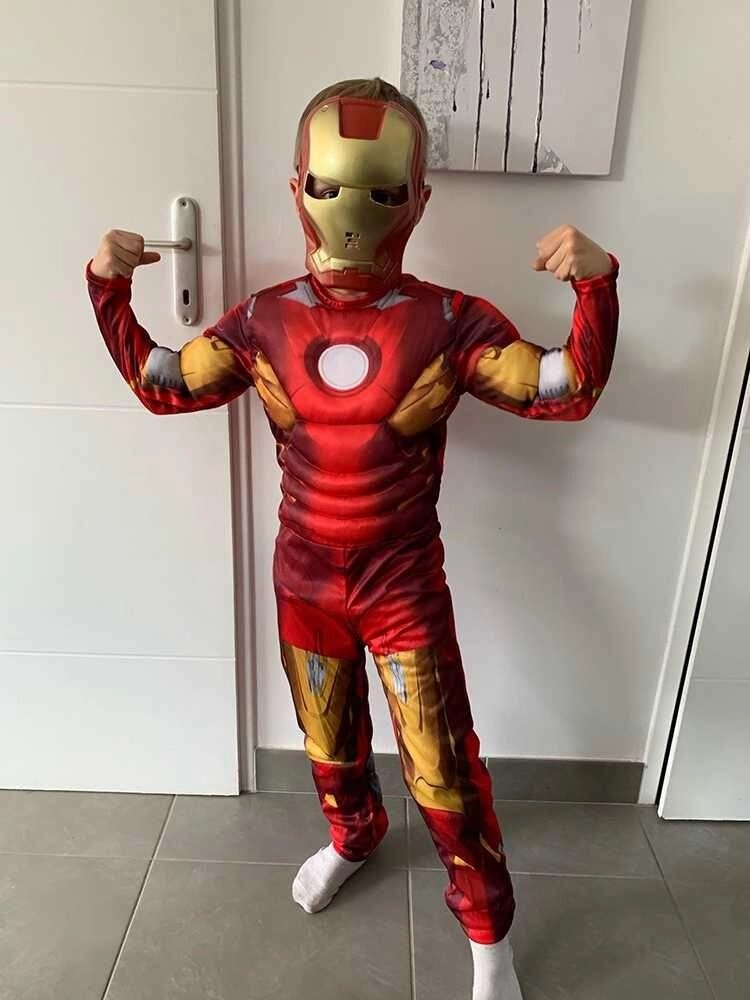 Костюми Залізної людини Marvel, Iron men ростовка 90-135см+маска! від компанії Artiv - Інтернет-магазин - фото 1