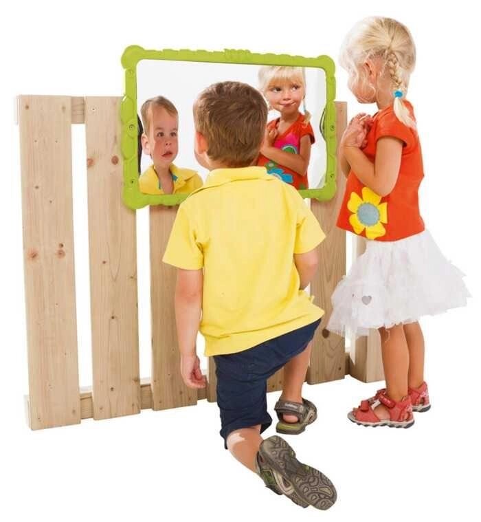 Криве дзеркало KBT для дитячого майданчика Зелений колір від компанії Artiv - Інтернет-магазин - фото 1