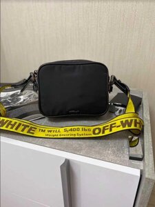 Кросбоді сумка Off White текстильний месенджер Оф Вайт c751