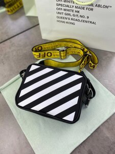 Кросбоді сумка Off White текстильний месенджер Оф Вайт c761