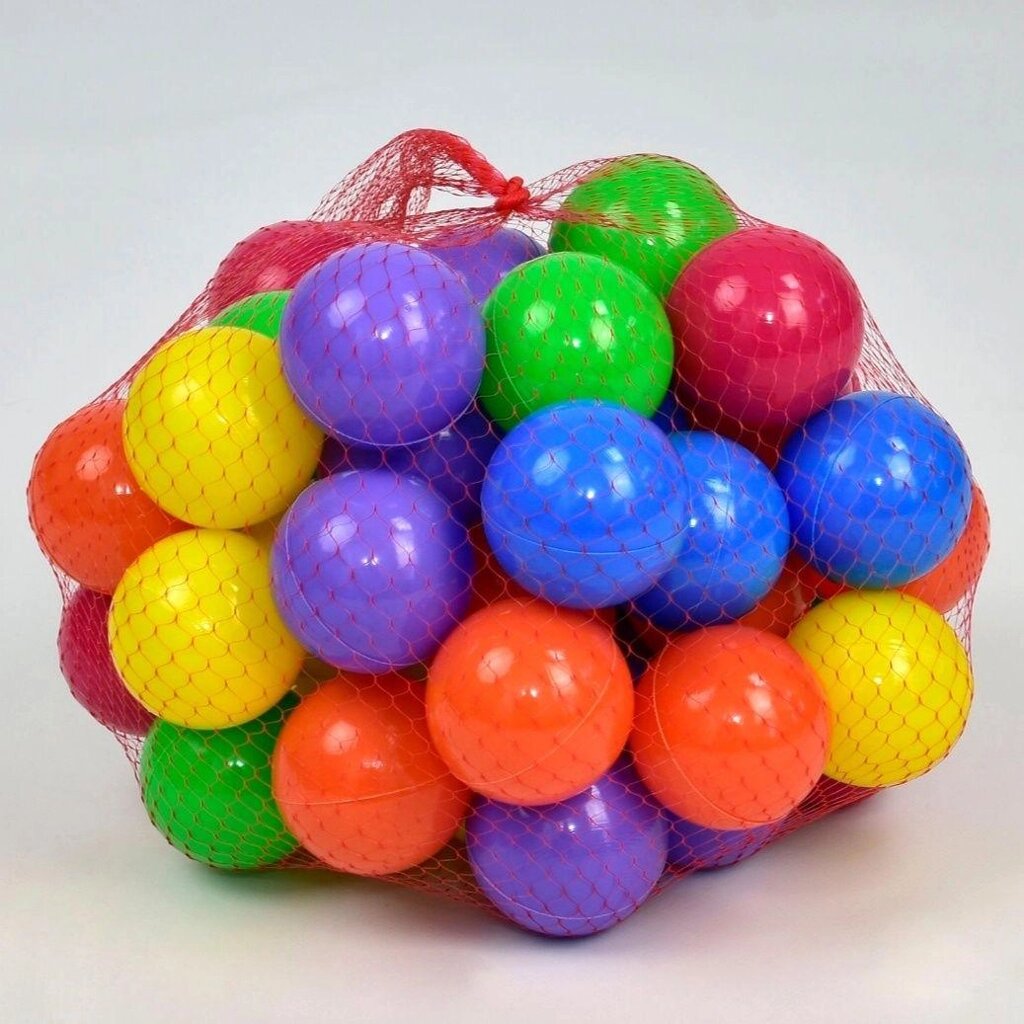 Кульки кульки м'ячик у ситці 30 шт., 50 шт. діаметр 6 см від компанії Artiv - Інтернет-магазин - фото 1