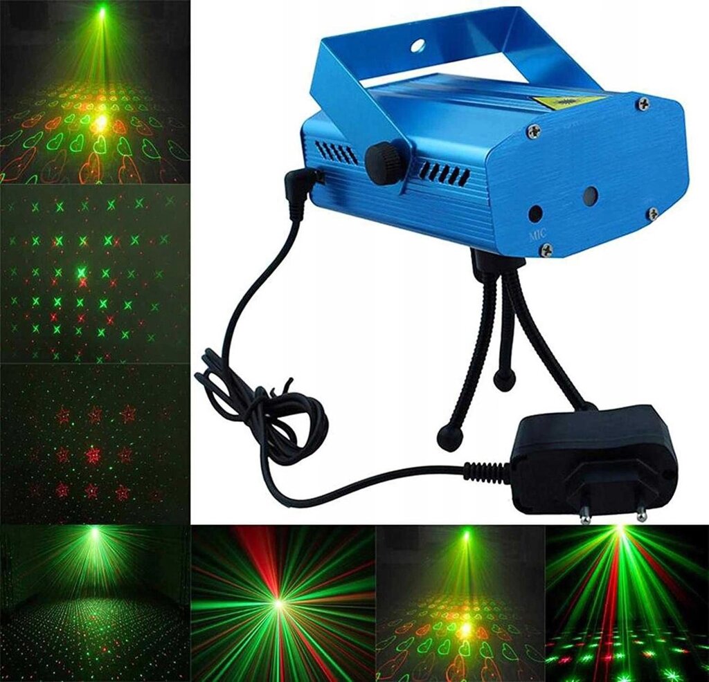 Лазерний проектор лазер шоу для дому, диско кімнатна куля від компанії Artiv - Інтернет-магазин - фото 1