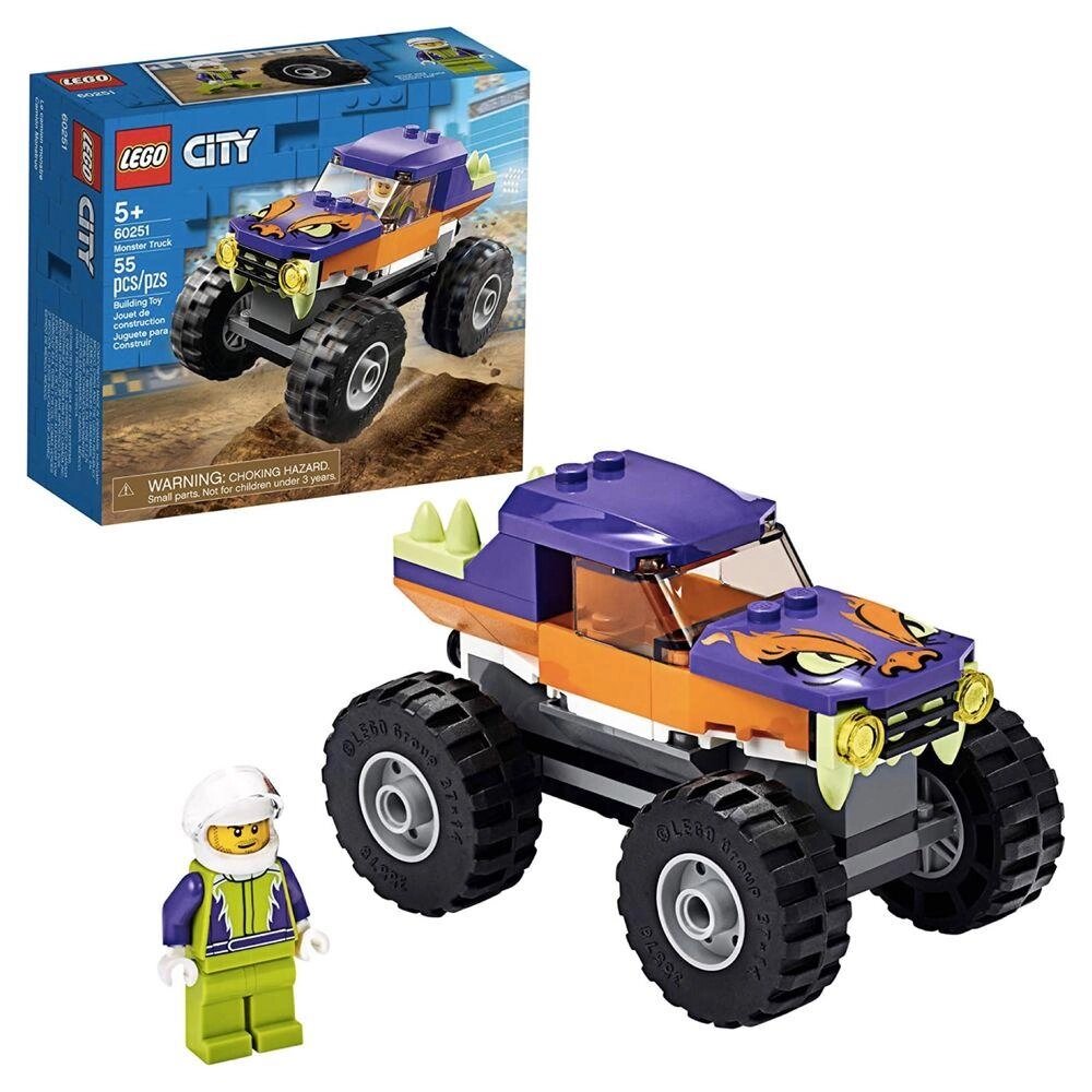 LEGO City Monster Truck 60251 на 55 деталей від компанії Artiv - Інтернет-магазин - фото 1