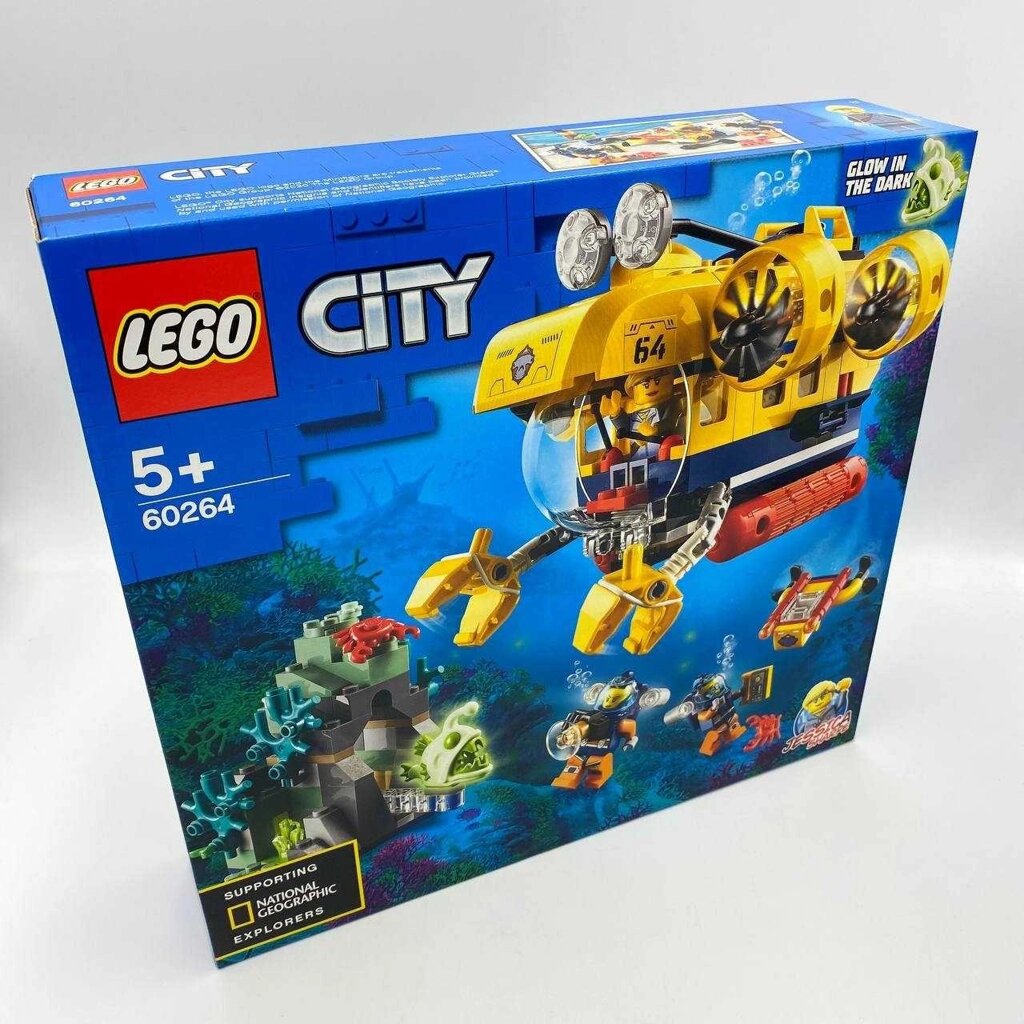 LEGO City Океан Дослідницький підводний човен (оригінал) (60264) від компанії Artiv - Інтернет-магазин - фото 1