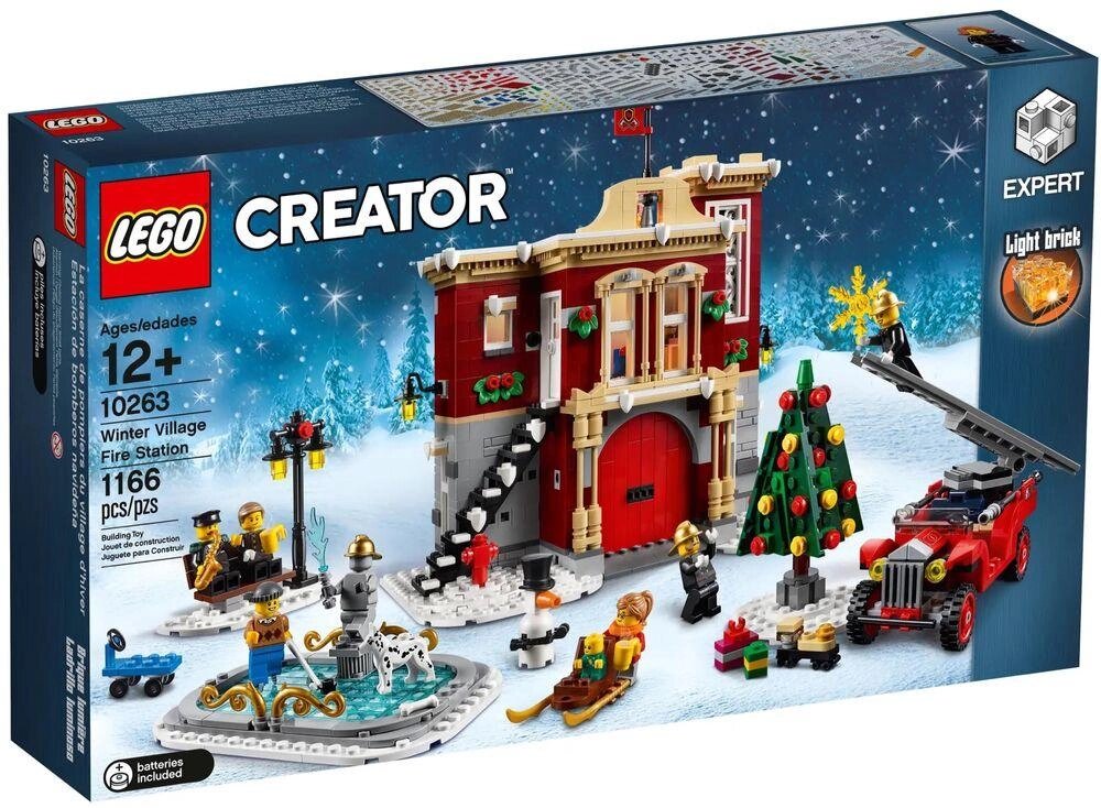 Лего Lego creator Новорічна пожежна станція 10263 від компанії Artiv - Інтернет-магазин - фото 1