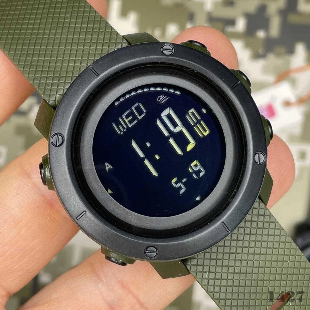 ЛІДЕР ПРОДАЖУ годинник тактичний Skmei 1427BK Compass Більше 200 моделей від компанії Artiv - Інтернет-магазин - фото 1