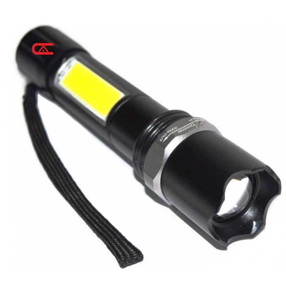 Ліхтар акумуляторний BL-9626 led з usb ручний ліхтарик у кейсі від компанії Artiv - Інтернет-магазин - фото 1