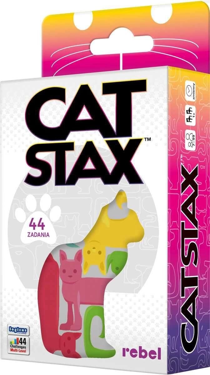 Логічна головоломка Cat Stax, мозковий кіт Стакс, гра року 2019 від компанії Artiv - Інтернет-магазин - фото 1