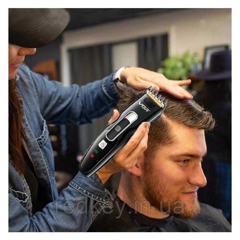 Машинка для стрижки волосся VGR V-040 бездротова акумуляторна від компанії Artiv - Інтернет-магазин - фото 1