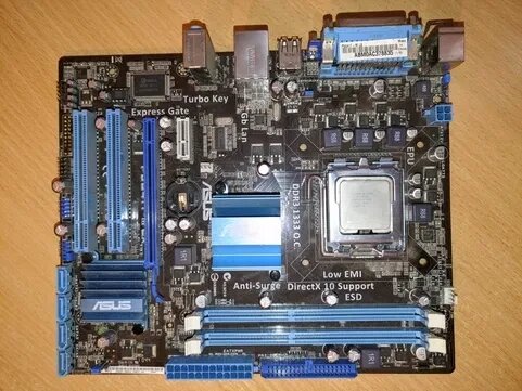 Материнка Asus P5G41T-M LX socket s775 DDR3 + Intel Xeon E5450 E7400 від компанії Artiv - Інтернет-магазин - фото 1