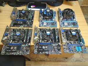 Материнська плата s1155, H61, Intel core i3, i5, i7, Asus, MSI, Gigabyte