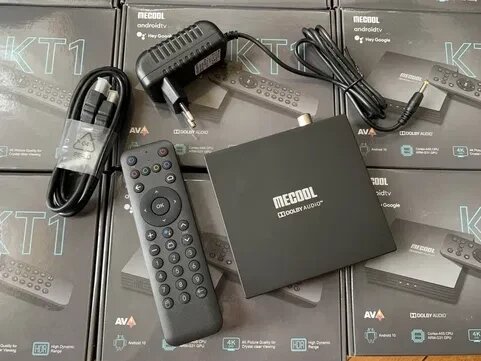 Mecool KT1 2/16 DVB-S2 Smart TV Android Box тиск Android Smart TV від компанії Artiv - Інтернет-магазин - фото 1