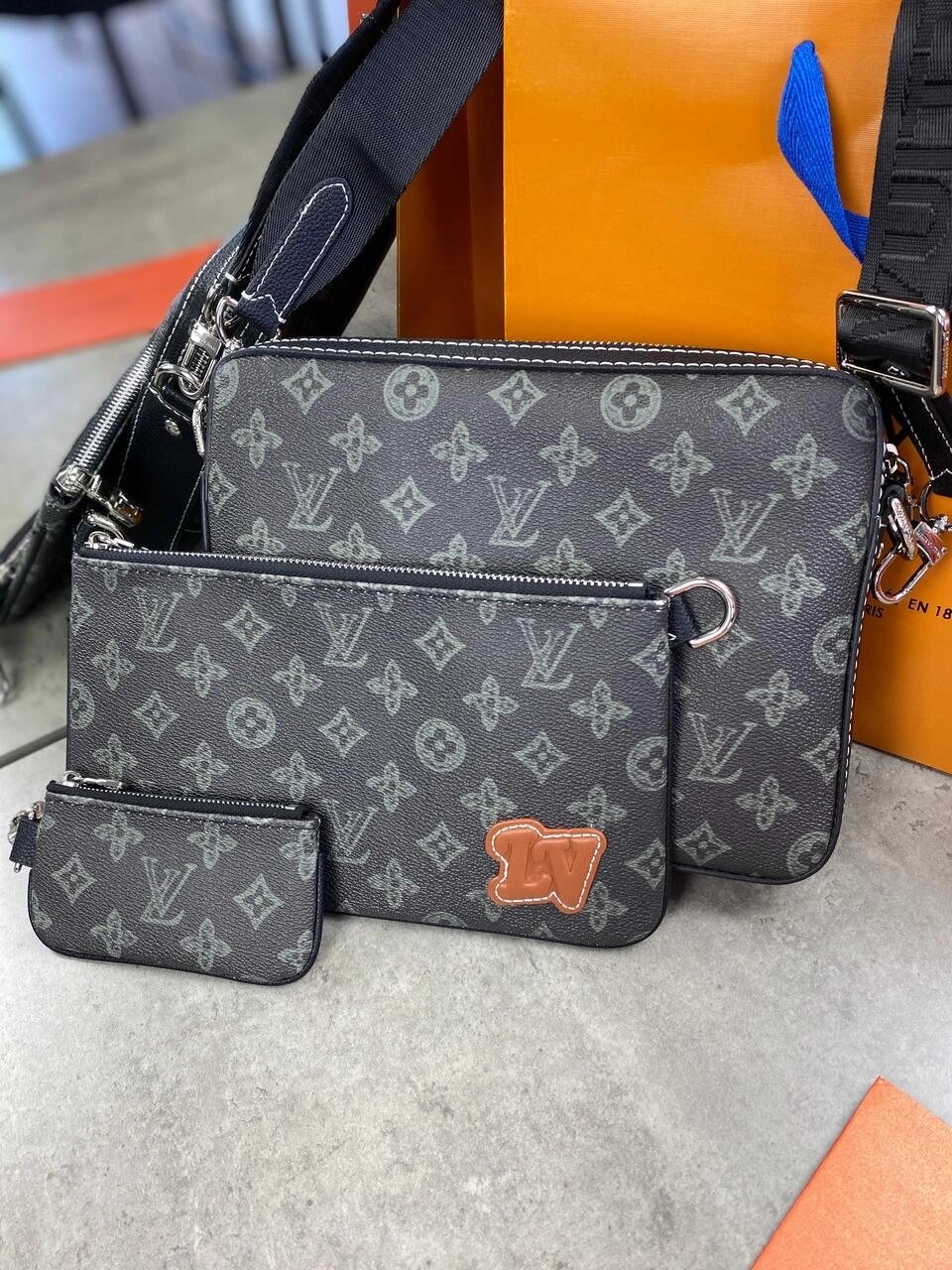 Месенджер Trio Louis Vuitton сумка тріо Луї Віттон c767 від компанії Artiv - Інтернет-магазин - фото 1