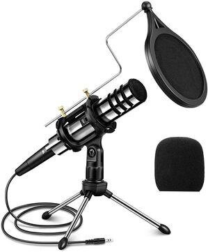 Мікрофон для запису, конденсаторний EIVOTOR мікрофон для ПК з фільтром від компанії Artiv - Інтернет-магазин - фото 1
