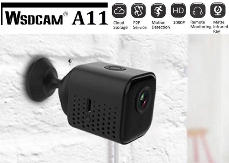 Міні wifi IP-камера Wsdcam A11 віддаленого доступу P2P датчик руху від компанії Artiv - Інтернет-магазин - фото 1