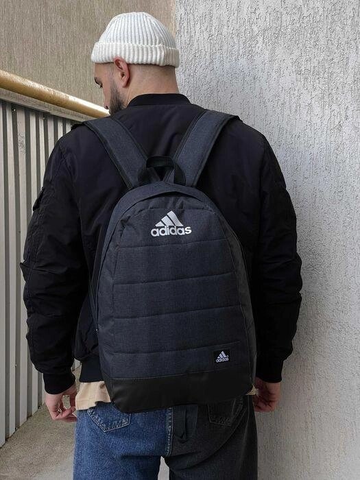 Міський Рюкзак Adidas 2110 Темно-Сірий Чоловічий Адидас від компанії Artiv - Інтернет-магазин - фото 1