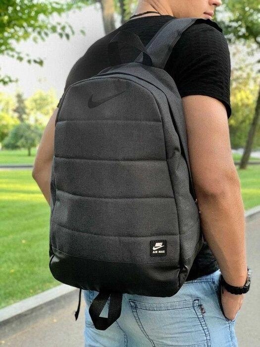 Міський Рюкзак Nike 1114 Сірий спортивний Чоловічий Найк від компанії Artiv - Інтернет-магазин - фото 1
