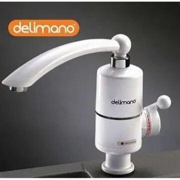 Миттєвий проточний водонагрівач Delimano міні бойлер кран душ від компанії Artiv - Інтернет-магазин - фото 1