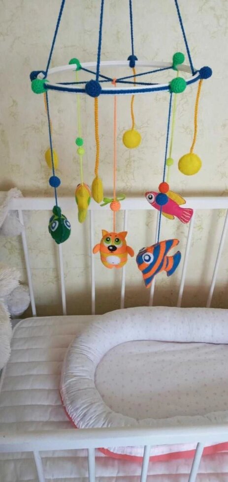 Мобіль карусель в дитяче ліжечко від компанії Artiv - Інтернет-магазин - фото 1