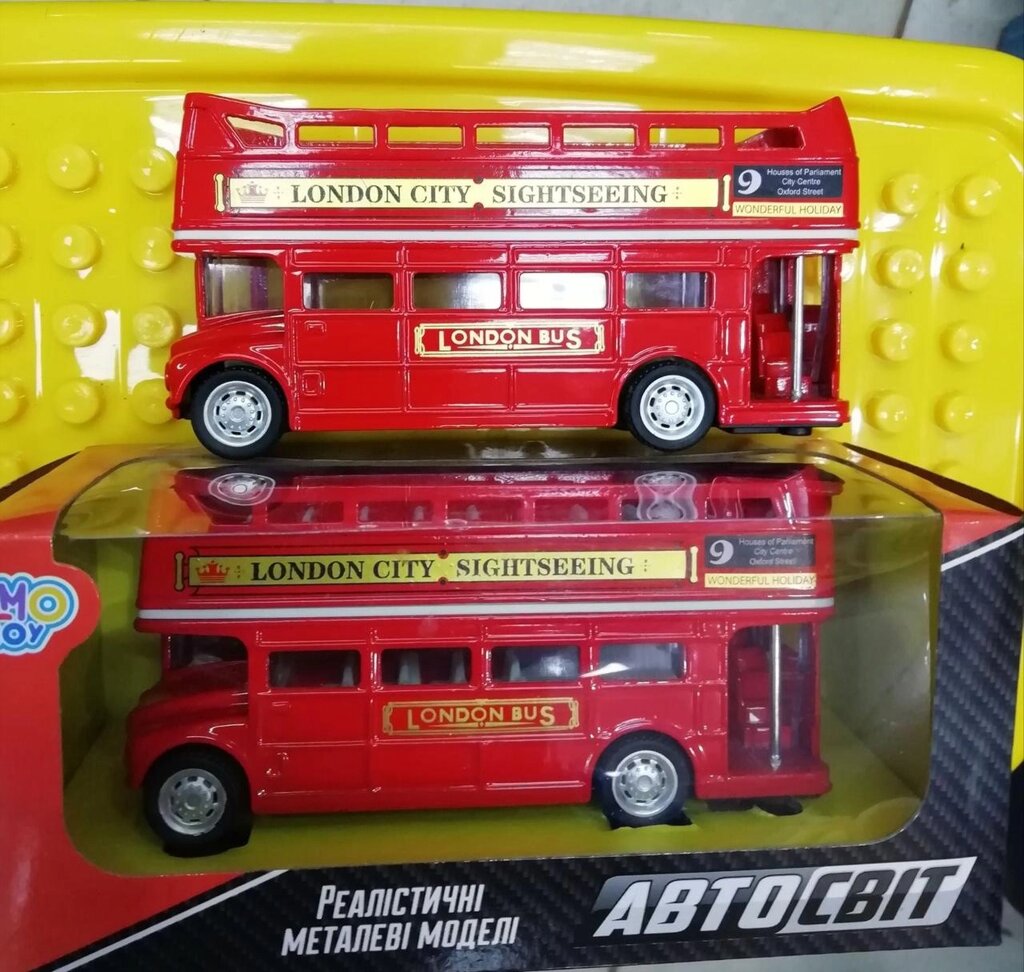 Модель Лондонський автобус Автосвiт від компанії Artiv - Інтернет-магазин - фото 1