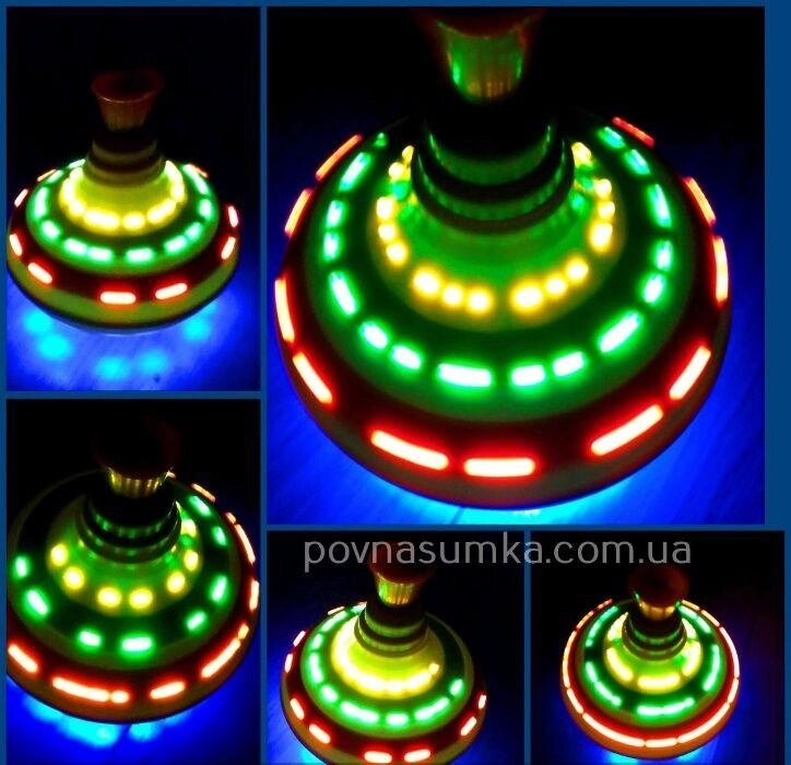Музична юла-йогоза M 0306 U/R, світло, музична дзига M 0306 U/R, повітропроникний від компанії Artiv - Інтернет-магазин - фото 1