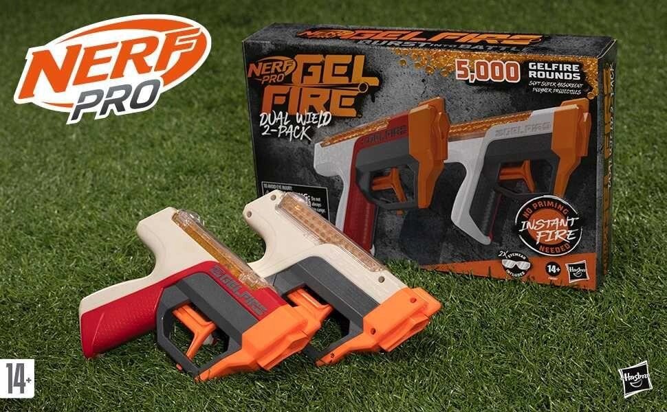 Набір бластери NERF Pro Gelfire Dual Wield Пістолети Нерф Про Гельфайр від компанії Artiv - Інтернет-магазин - фото 1