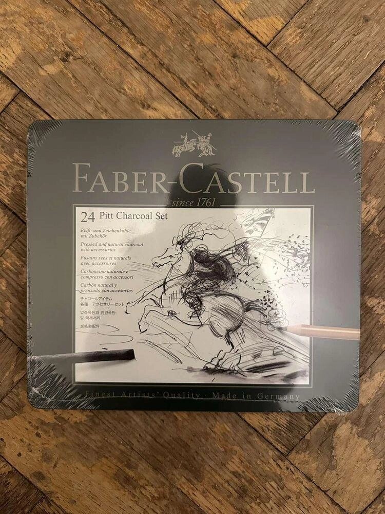 Набір для малювання вугіллям Pitt Charcoal Ser Fabr Castell,24 предмети від компанії Artiv - Інтернет-магазин - фото 1
