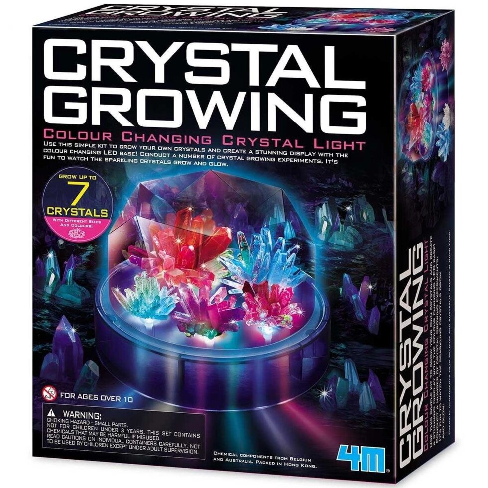 Набір для вирощування кристалів 4M з підсвічуванням від компанії Artiv - Інтернет-магазин - фото 1