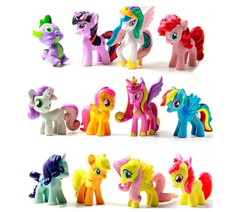 Набір фігурок Полі Май Літл My little pony фігурки Поні 12 шт від компанії Artiv - Інтернет-магазин - фото 1