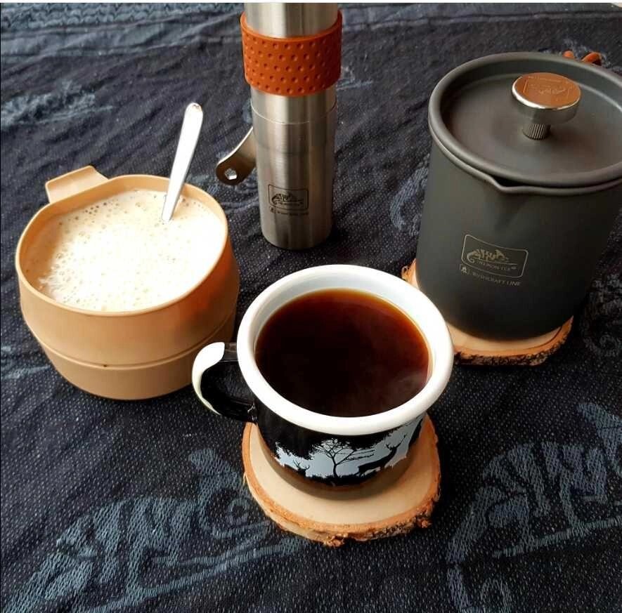 Набір HELIKON-TEX кавомолка прес-кружка ножі кераміка кавова кава від компанії Artiv - Інтернет-магазин - фото 1