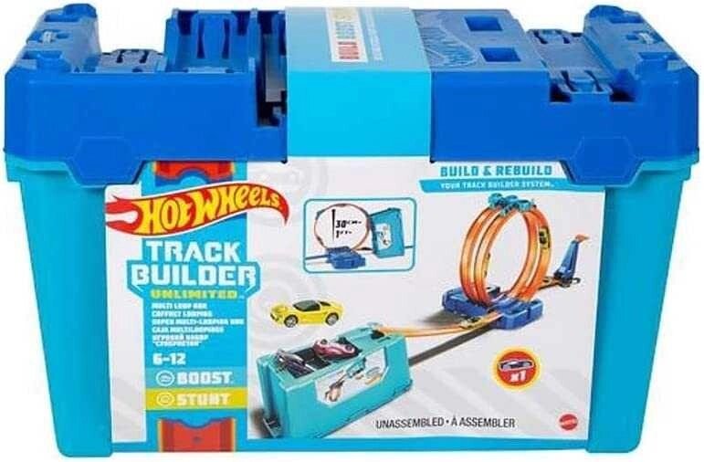 Набір контейнер Hot Wheels Track Builder Multi Loop Box GWT43 від компанії Artiv - Інтернет-магазин - фото 1