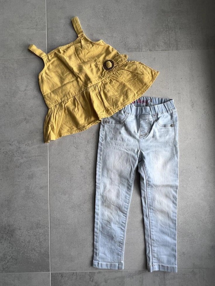 Набір LC Waikiki джинси та маєчка на дівчинку 3-4 роки від компанії Artiv - Інтернет-магазин - фото 1