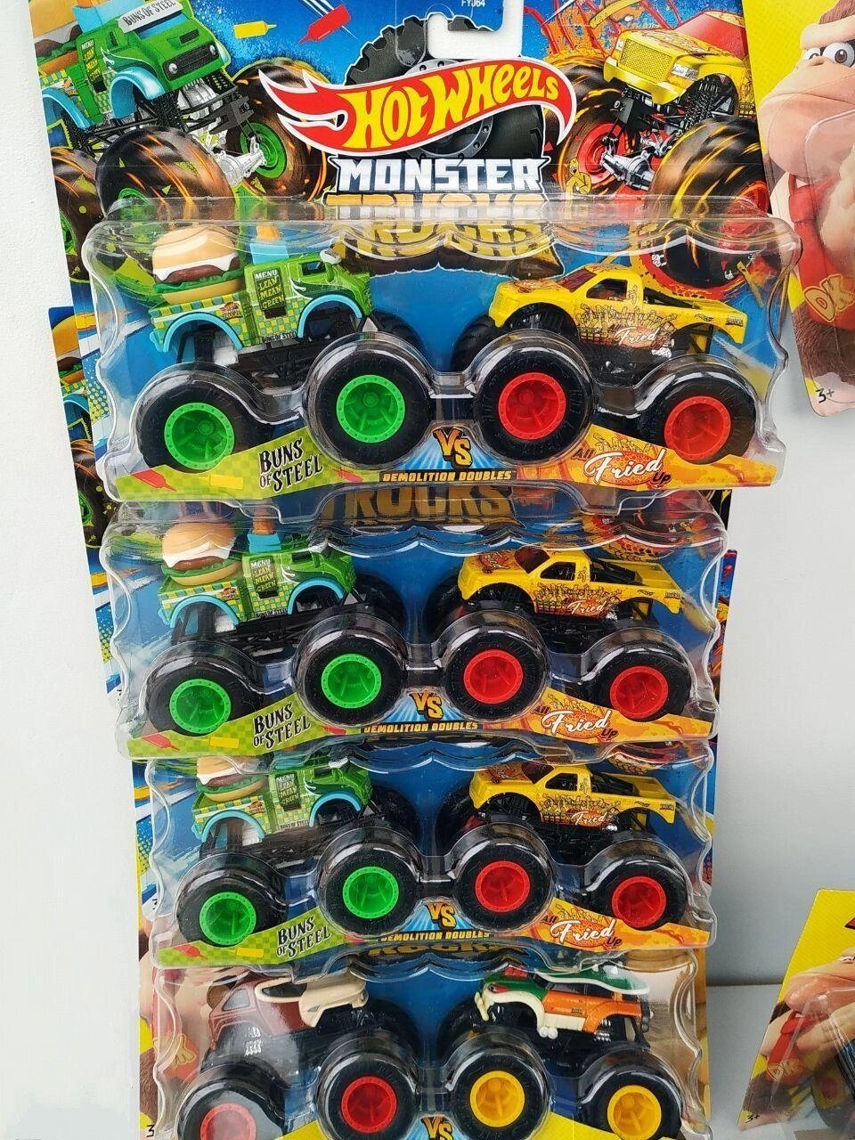 Набір машинок монст трак Hot Wheels Monster Trucks від компанії Artiv - Інтернет-магазин - фото 1