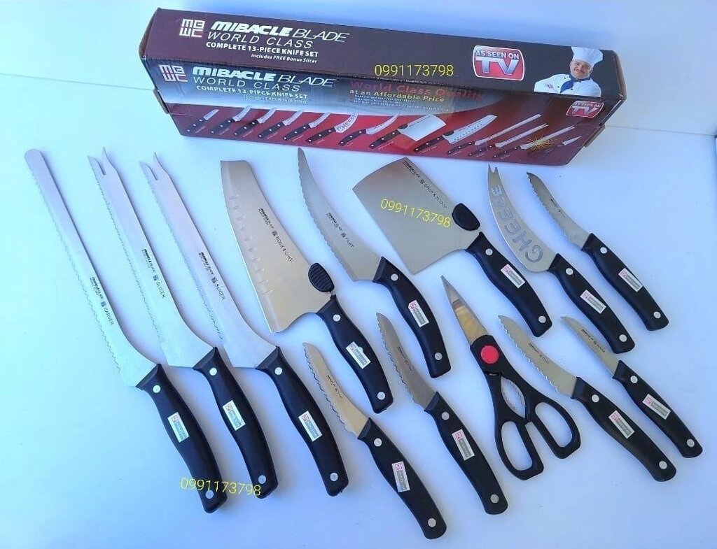 Набір ножів MIRACLE BLADE, Набір професійних ножів Miracle Blade від компанії Artiv - Інтернет-магазин - фото 1