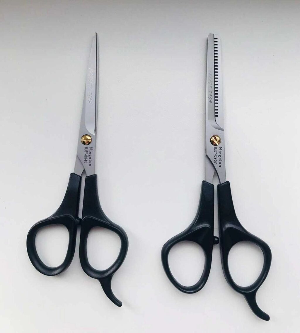 Набір професійних ножиць для стриження та філірування волосся Niegelon від компанії Artiv - Інтернет-магазин - фото 1