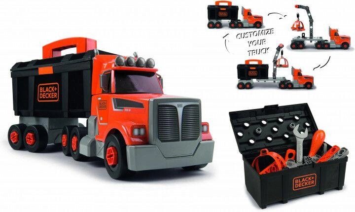 Набір SmobyToys Black+Decker Вантажівка з інструментами 360175 від компанії Artiv - Інтернет-магазин - фото 1