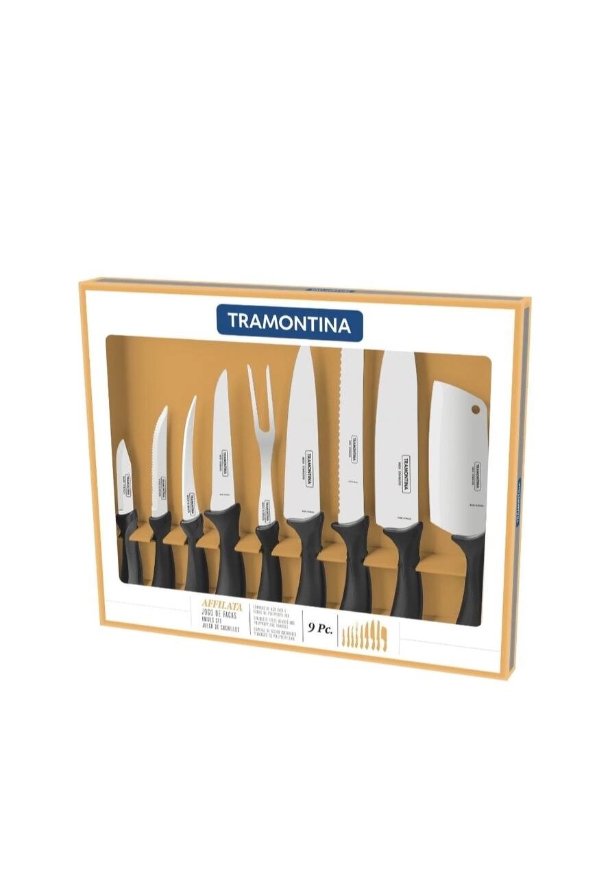 Набор ножей Tramontina Affilata, 9 предметів (23699/051) від компанії Artiv - Інтернет-магазин - фото 1