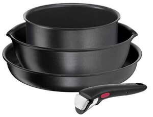 Набір посуду зі знімною ручкою Tefal L7629453 Ingenio Daily Chef 4 пр