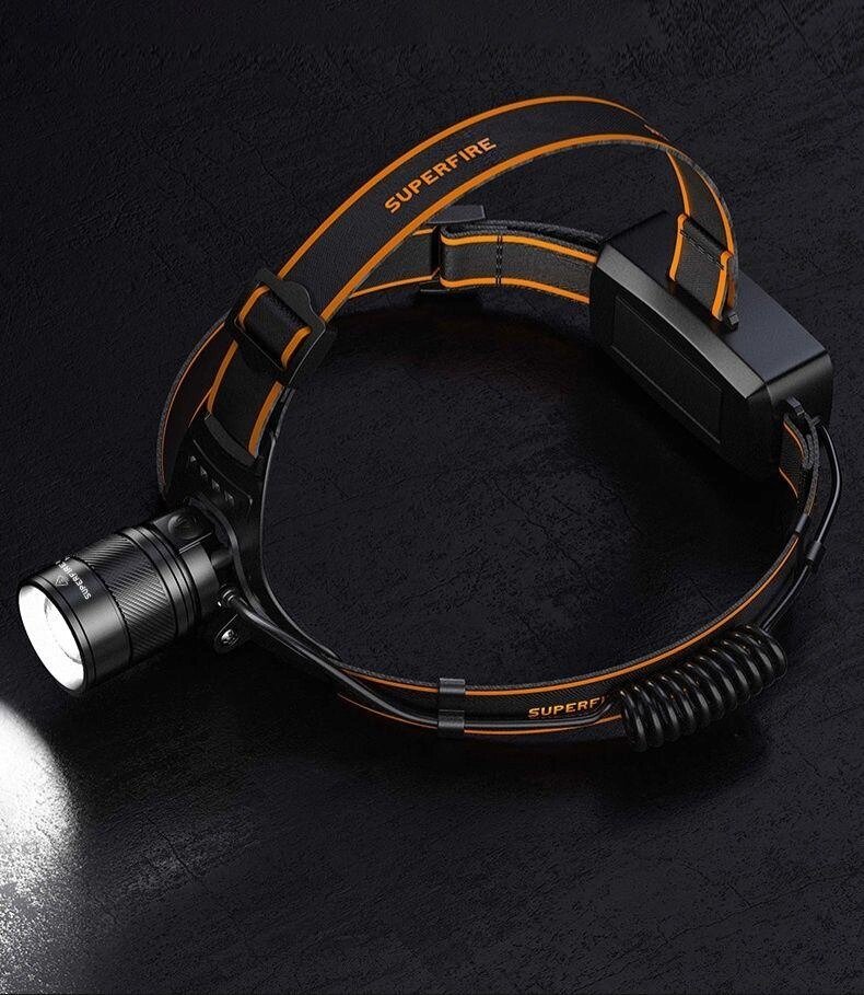 Налобний ліхтар акумуляторний LED ZOOM HL71 налобній ліхтар від компанії Artiv - Інтернет-магазин - фото 1