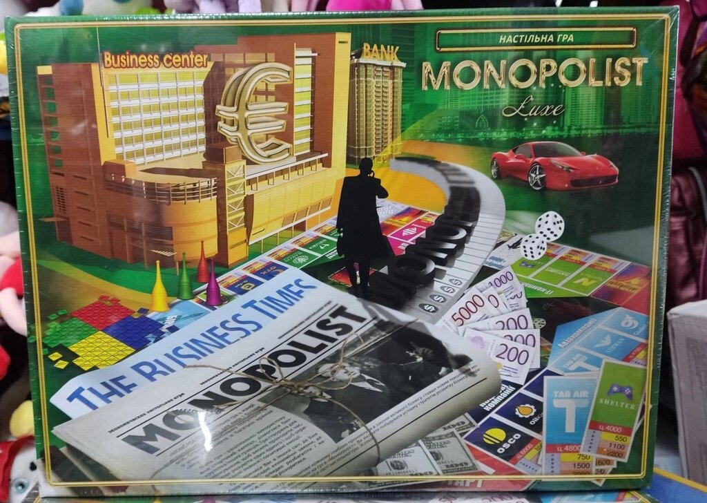 Настільна гра Монополія Danko Toys monopolist luxe Українська мова від компанії Artiv - Інтернет-магазин - фото 1