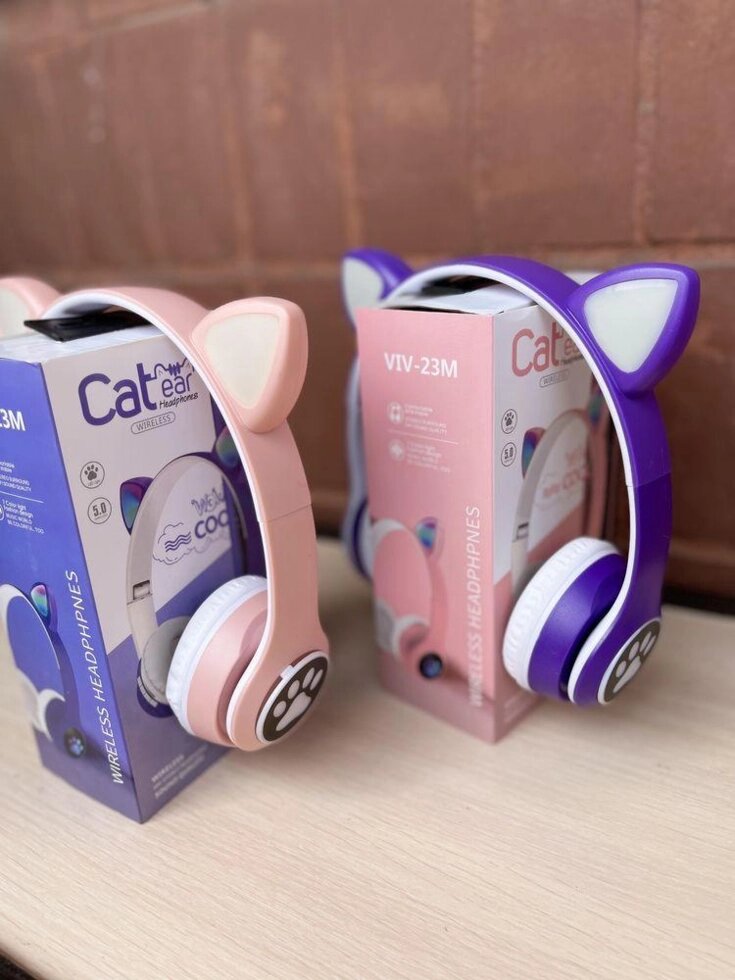 Навушники з вушками, навушники, котик від компанії Artiv - Інтернет-магазин - фото 1
