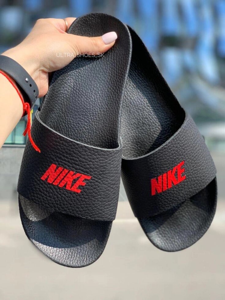 Nike шльопанці чоловічі шкіряні від компанії Artiv - Інтернет-магазин - фото 1