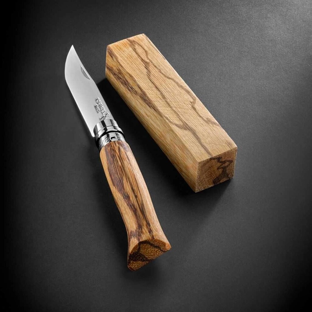 Ніж Opinel 8 Inox Snake Wood 08 002502 подарунковий дерево змійкою-лімітка від компанії Artiv - Інтернет-магазин - фото 1