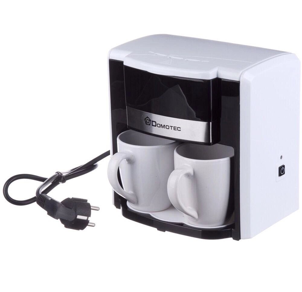 Нова кавоварка Domotec на 2 чашки / краплинна кавоварка 500 вт від компанії Artiv - Інтернет-магазин - фото 1
