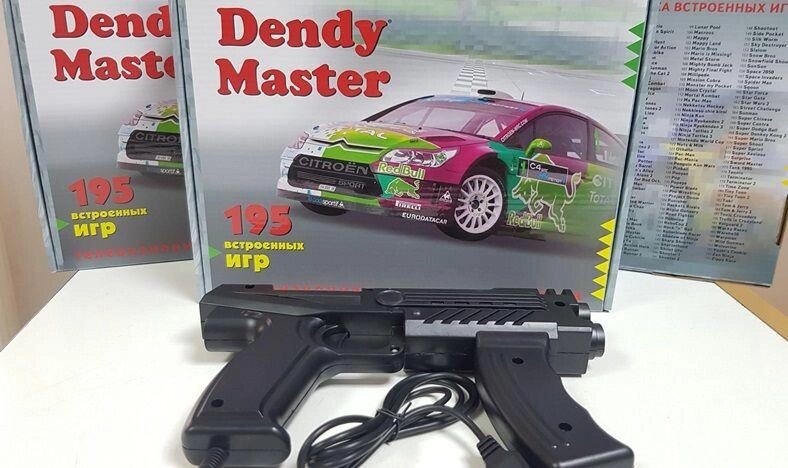 НОВІ Денді Dendy Master + пістолет картридж Супермаріо Танки 8 бітів від компанії Artiv - Інтернет-магазин - фото 1
