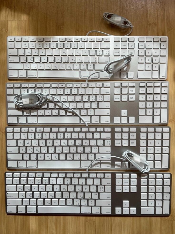Нові клавіатури Apple Keyboard A1243 MB110, кирилиця, гарантія 1 міс від компанії Artiv - Інтернет-магазин - фото 1