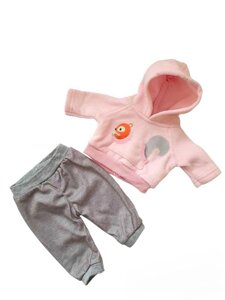 Одяг для ляльки Бебі Бона/Baby Born 40-43 см худі штани рожевий