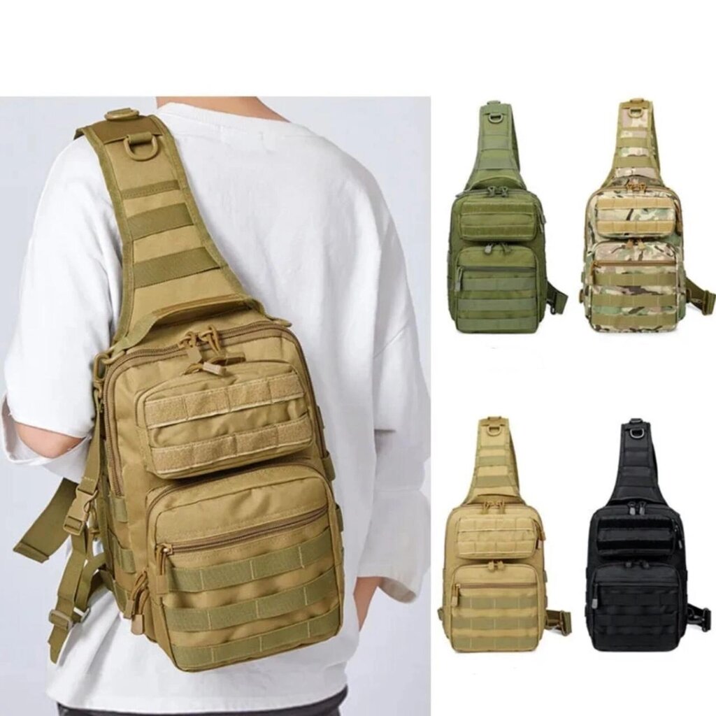 Однолямочний рюкзак тактичний сумка тактична ONE STRAP ASSAULT PACK 10 від компанії Artiv - Інтернет-магазин - фото 1